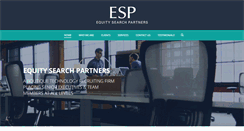 Desktop Screenshot of equitysearchpartners.com